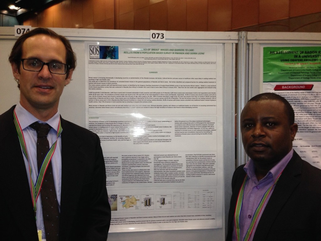 Peter and Faustin presenting Rwanda data